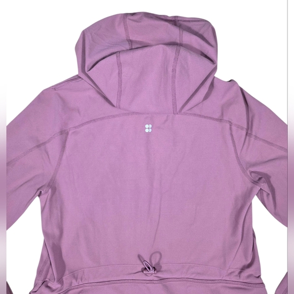 Sweaty Betty Plum Pink Super Soft Workout Zip Through Hoodie Activewear - Picture 5 of 8